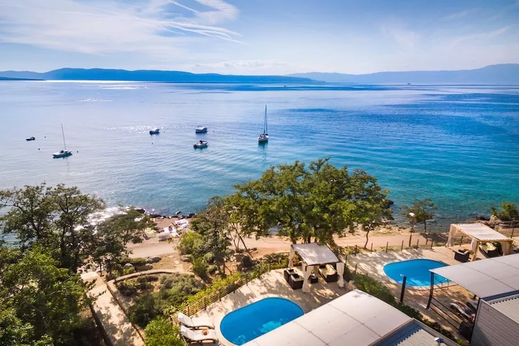 Aminess ATEA Camping Resort - Njivice - PREMIUM Holiday home 5 Pers 34m2-Gebieden zomer 5km