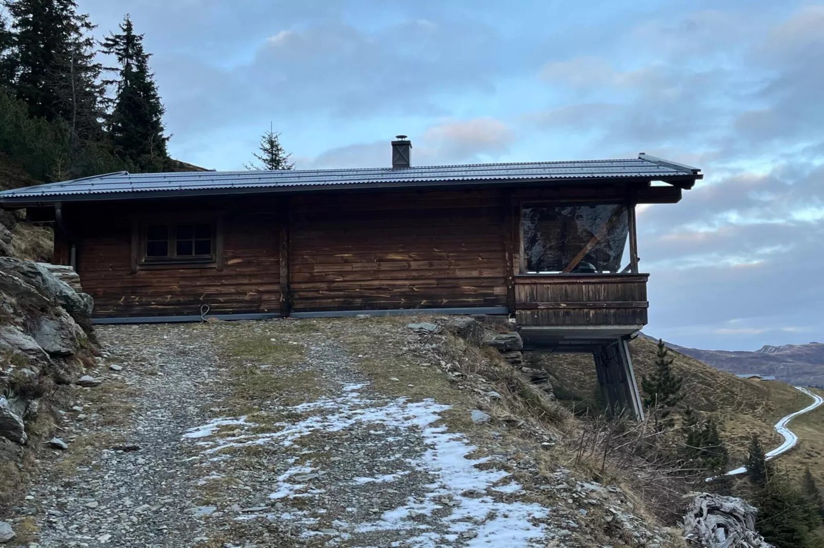 Edelweisshütte-Tuin winter