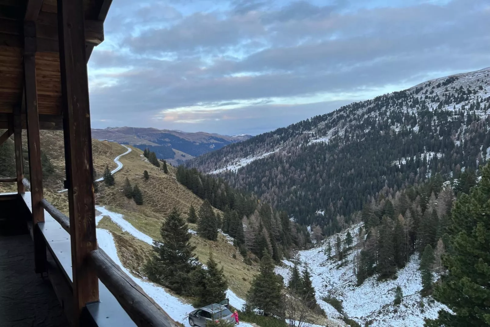 Edelweisshütte-Uitzicht winter