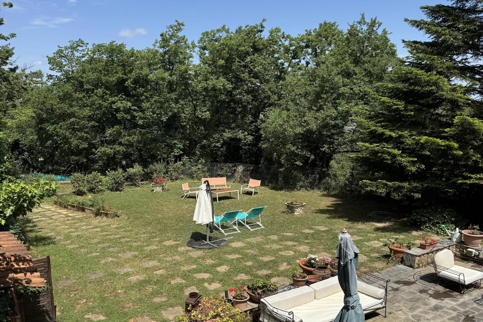 Villa Castelbuono-Tuinen zomer