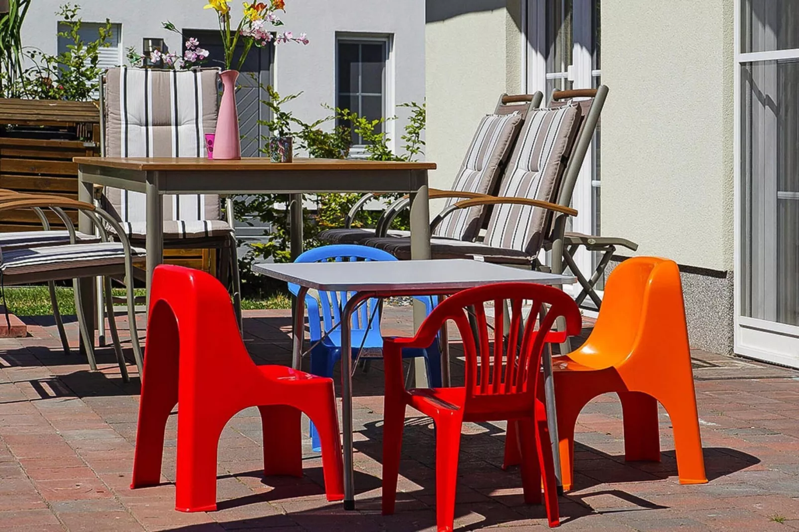 Ostseeresort Dampland-Reihenhaus Normalpreis-Terrasbalkon