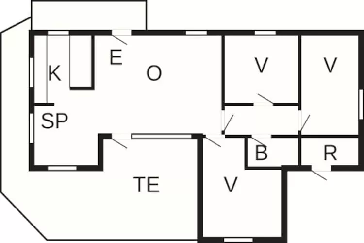 Kustsereniteit bij Henne Strand-By Traum-Plattegrond