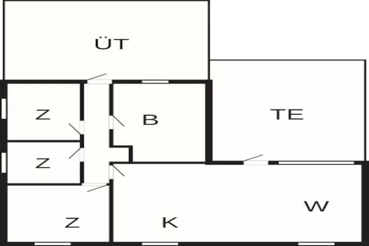6 persoons vakantie huis in Rødby-Plattegrond