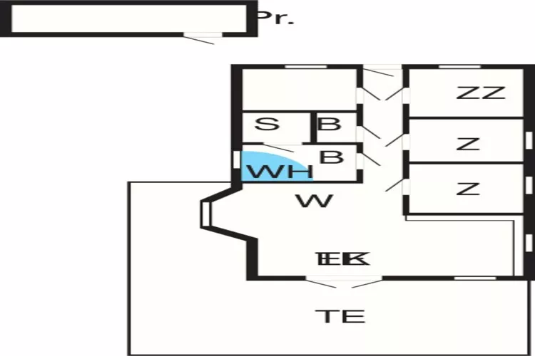 Moderne Oase in schilderachtig Lokken-By Traum-Plattegrond