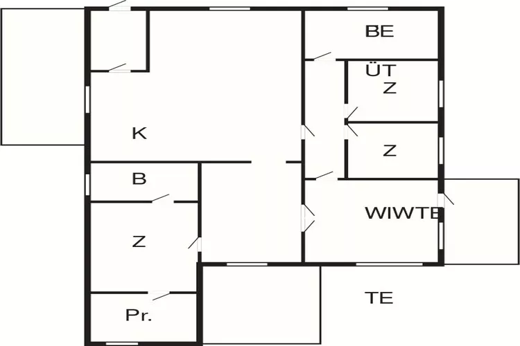 6 persoons vakantie huis in Løkken-Plattegrond