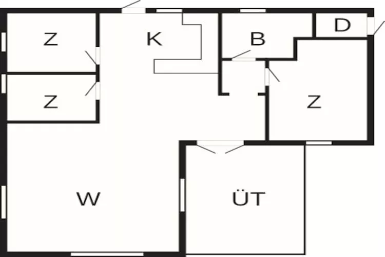 6 persoons vakantie huis in Thyholm-Plattegrond