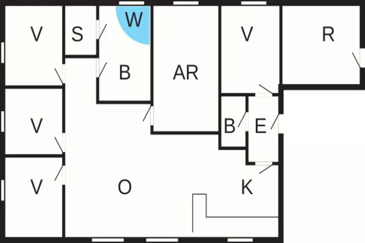 8 persoons vakantie huis in Sydals-Plattegrond