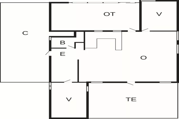 6 persoons vakantie huis in Rødby-Plattegrond