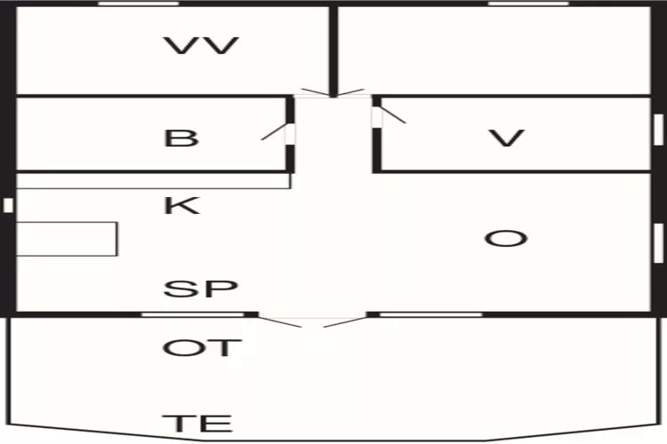 Schilderachtige Fjordverblijf-By Traum-Plattegrond