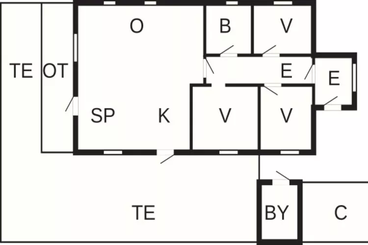 6 persoons vakantie huis in Hadsund-Plattegrond