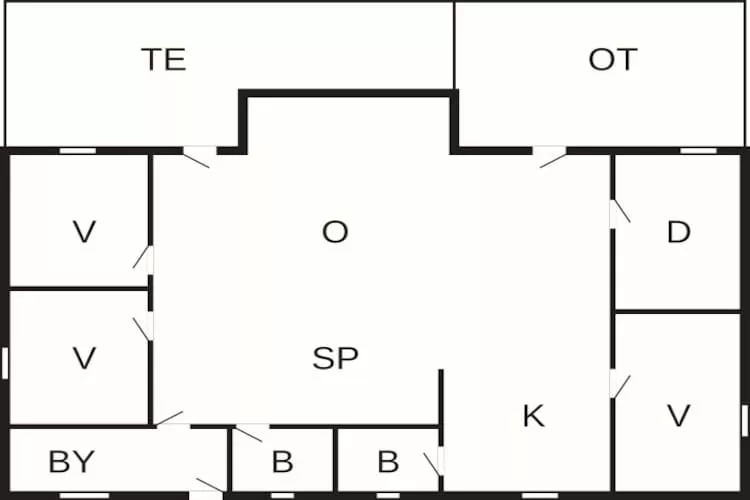 Kustparadijs in Skovmose-By Traum-Plattegrond
