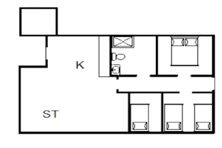 4 persoons vakantie huis in Fanø-Plattegrond