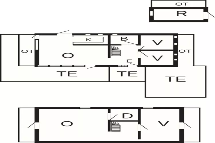 6 persoons vakantie huis in Højslev-Plattegrond