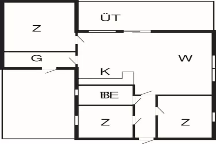 6 persoons vakantie huis in Fårvang-Plattegrond