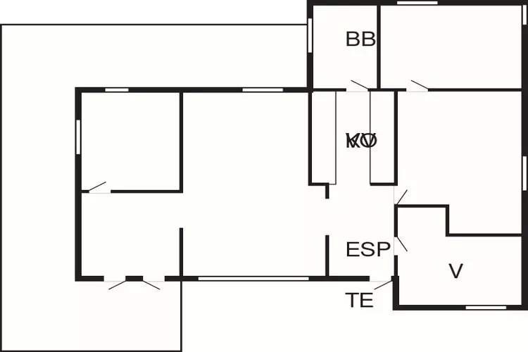 5 persoons vakantie huis in TRELLEBORG-Plattegrond