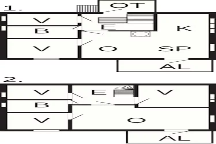 8 persoons vakantie huis in Revsnes-Plattegrond