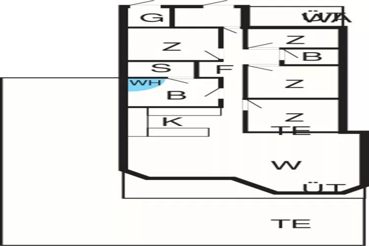 10 persoons vakantie huis in Væggerløse-Plattegrond