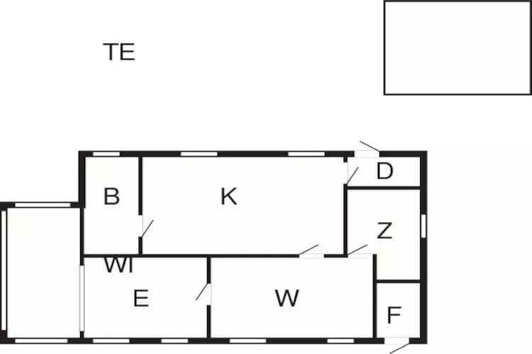 4 persoons vakantie huis in Tønder-Plattegrond