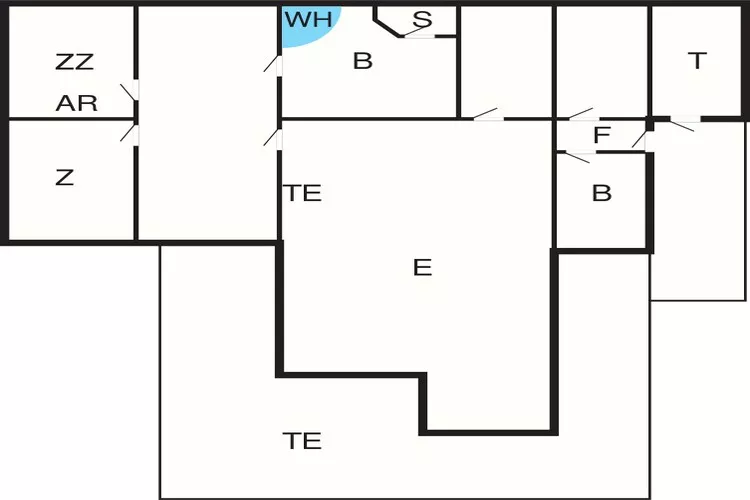 10 persoons vakantie huis in Løkken-Plattegrond