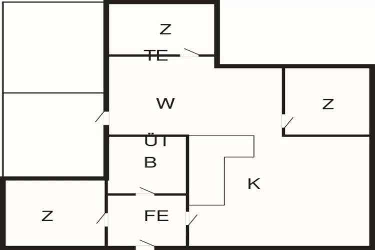 6 persoons vakantie huis in Toftlund-Plattegrond