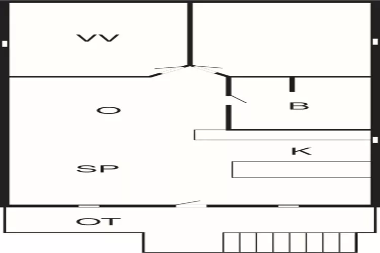 4 persoons vakantie huis in Børkop-Plattegrond