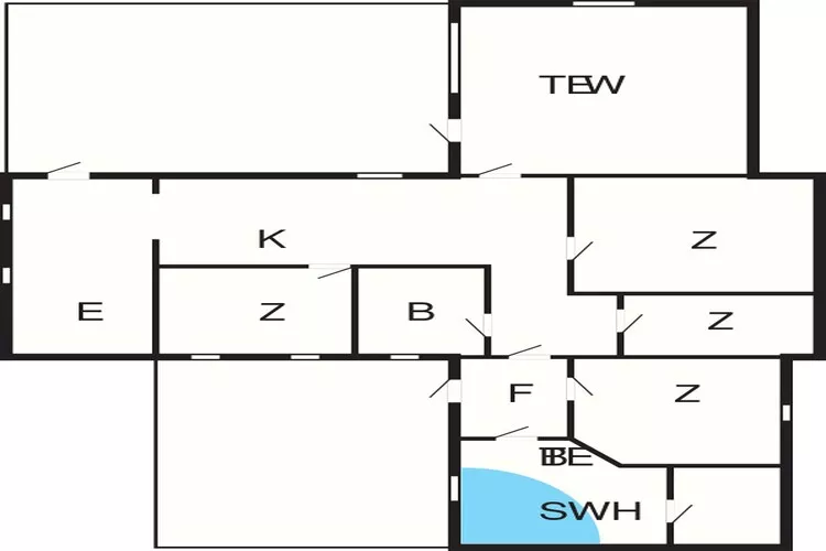 6 persoons vakantie huis in Fjerritslev-Plattegrond