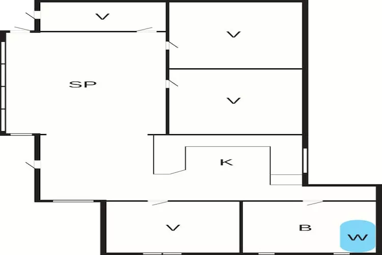 8 persoons vakantie huis in Glesborg-Plattegrond