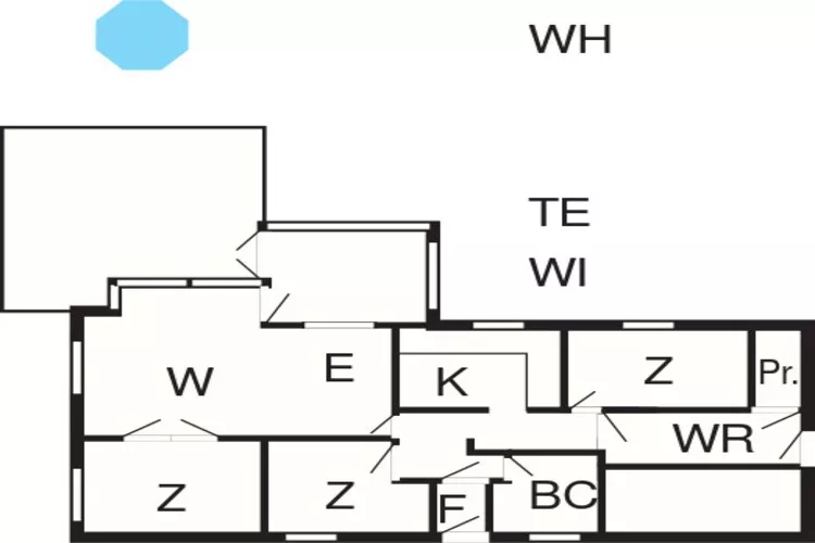 8 persoons vakantie huis in Harpelunde-Plattegrond