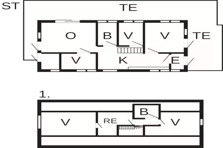 10 persoons vakantie huis in Skagen-Plattegrond