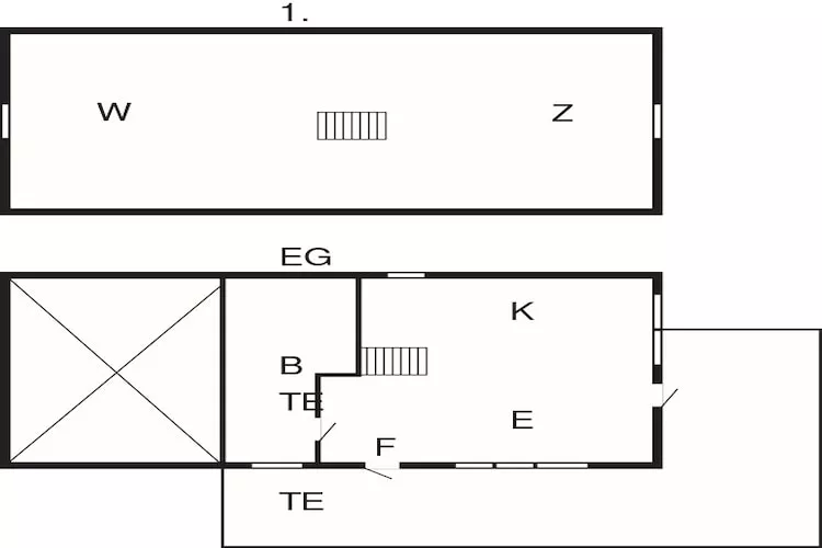 4 persoons vakantie huis in Veddige-Plattegrond