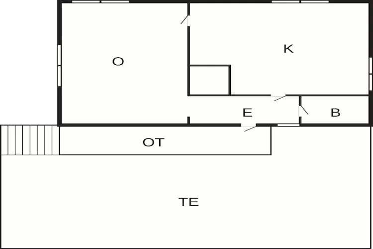 4 persoons vakantie huis in Smögen-Plattegrond