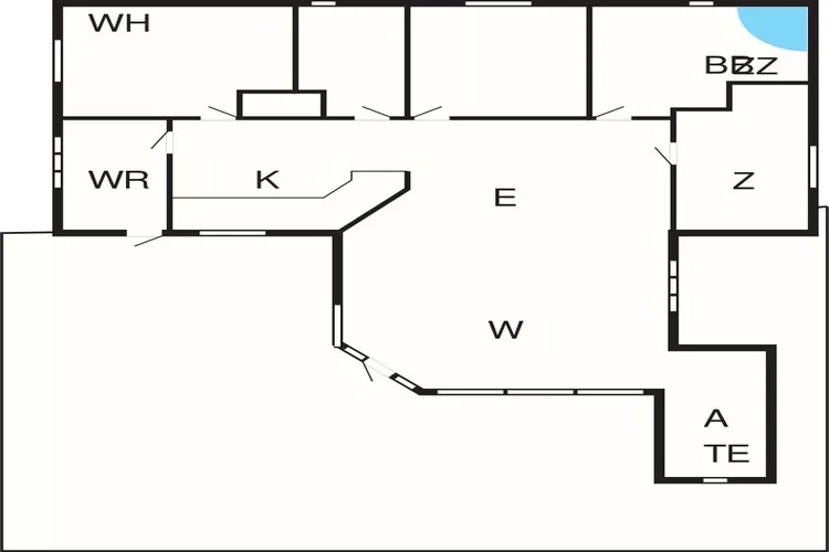 Sereen duinzichtverblijf-By Traum-Plattegrond