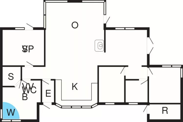 6 persoons vakantie huis in Hirtshals-Plattegrond