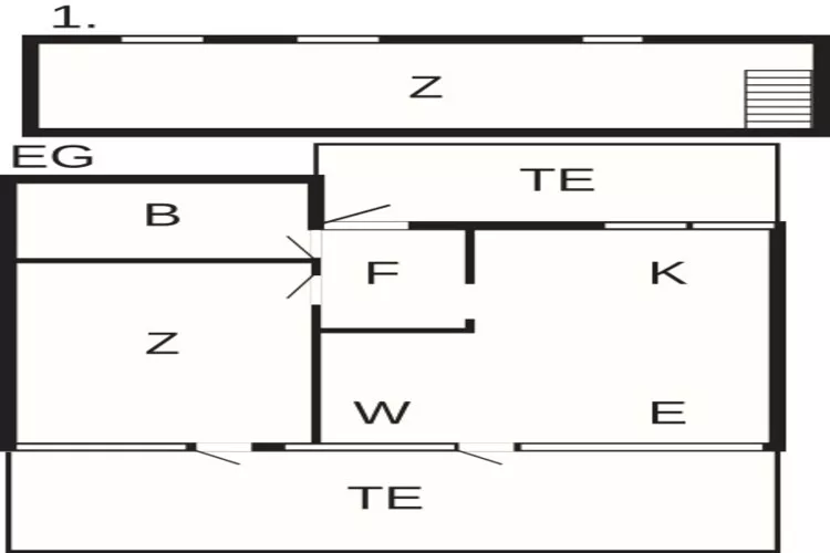 Moderne Oase in Marielyst-By Traum-Plattegrond