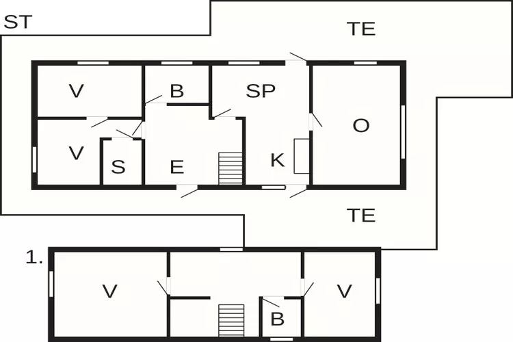 Betoverende Bosuitje met Sauna-By Traum-Plattegrond