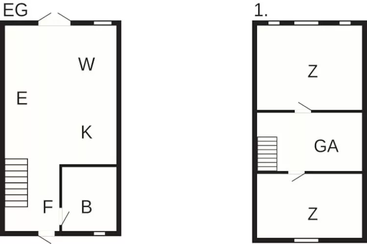 Kusttoevlucht in oster Hurup-By Traum-Plattegrond