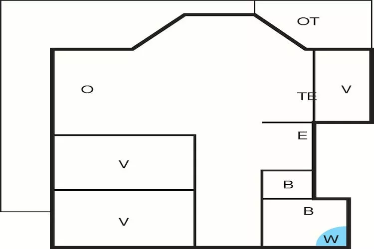 6 persoons vakantie huis in Saltum-Plattegrond
