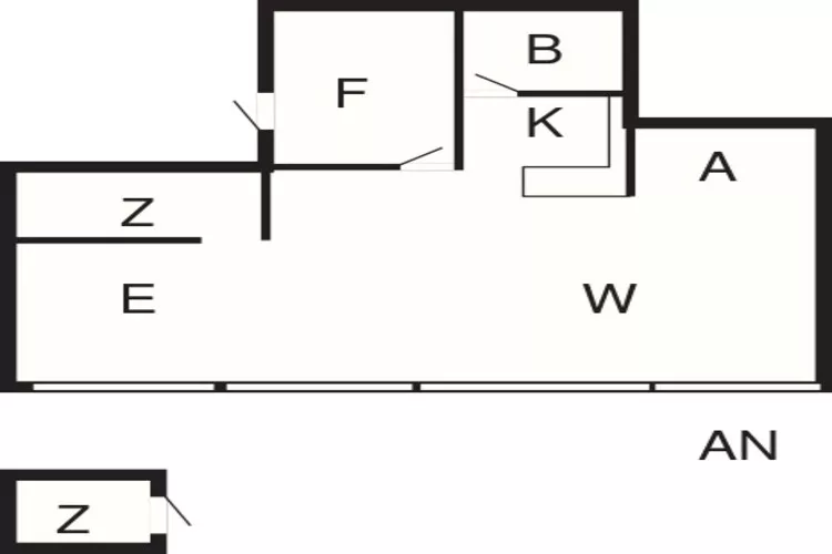 6 persoons vakantie huis in Ebeltoft-Plattegrond