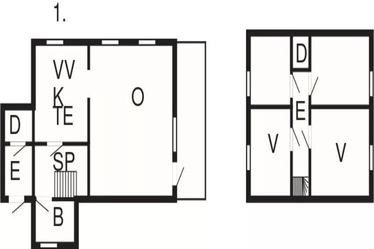 9 persoons vakantie huis in Lyngseidet-Plattegrond