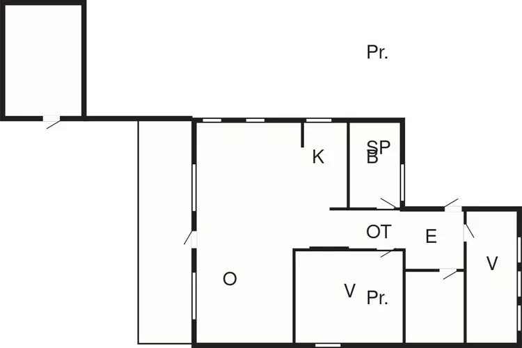 4 persoons vakantie huis in Læsø-Plattegrond