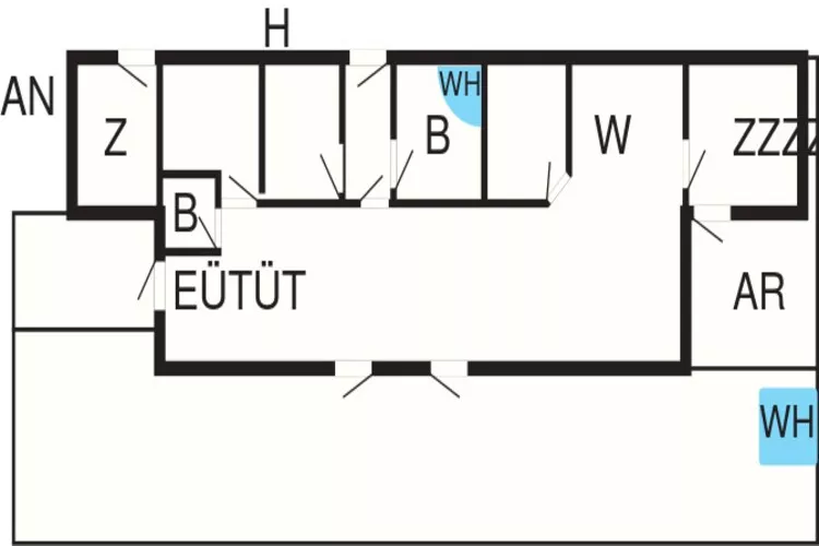 12 persoons vakantie huis in Ansager-Plattegrond