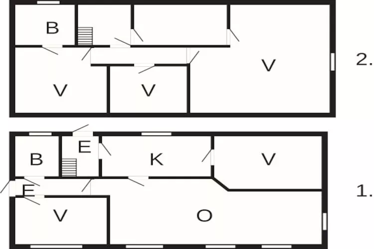 10 persoons vakantie huis in Nexø-Plattegrond