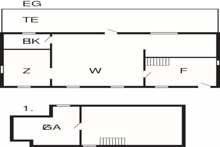 4 persoons vakantie huis in Tranekær-Plattegrond