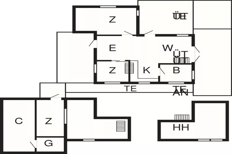 6 persoons vakantie huis in Løkken-Plattegrond