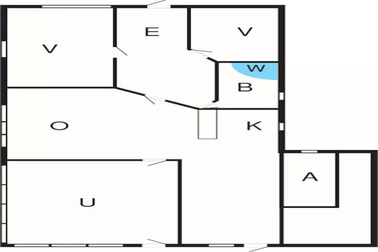 6 persoons vakantie huis in Vinderup-Plattegrond