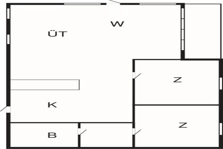 4 persoons vakantie huis in Højslev-Plattegrond