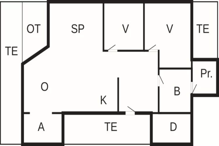 4 persoons vakantie huis in Hemmet-Plattegrond