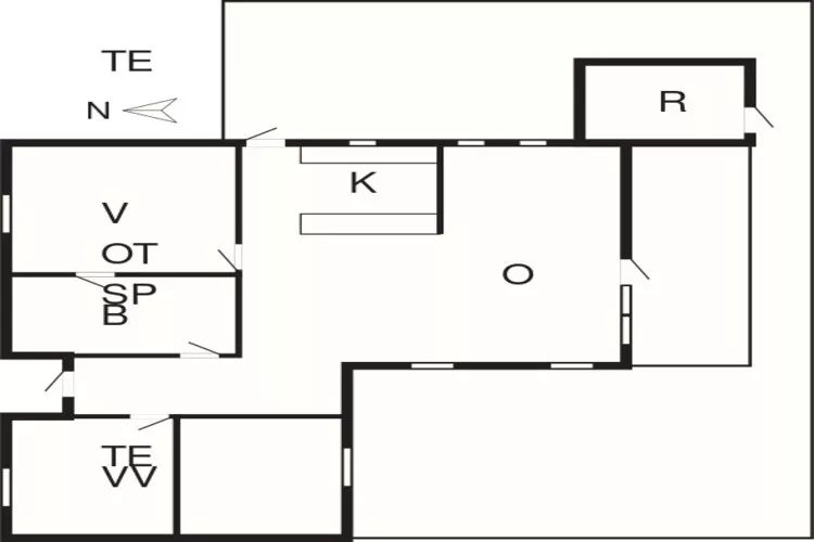 5 persoons vakantie huis in Hvide Sande-Plattegrond