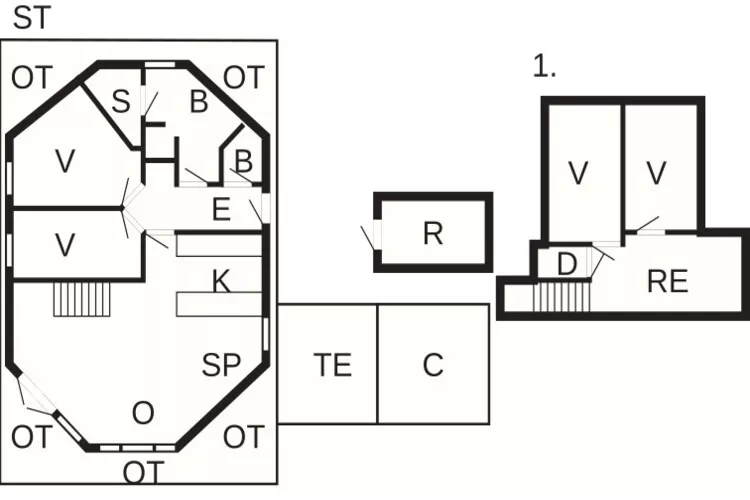 8 persoons vakantie huis in Læsø-Plattegrond