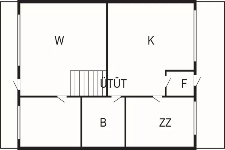 4 persoons vakantie huis in Allinge-Plattegrond
